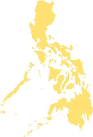 Philippines map showing Waffle Time branch locations